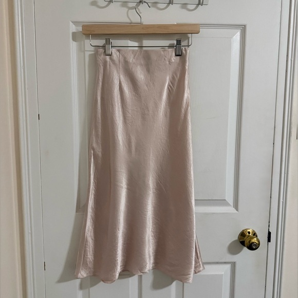 Babaton Midi Slip Skirt in Denude - Picture 3 of 4